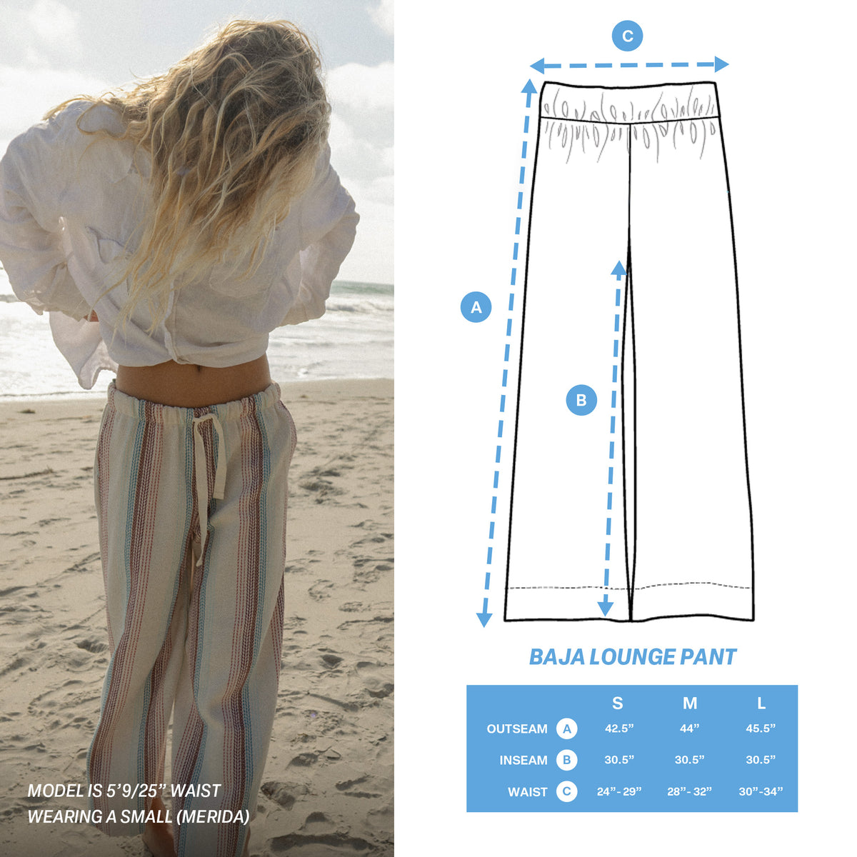 Baja Lounge Pant - Merida