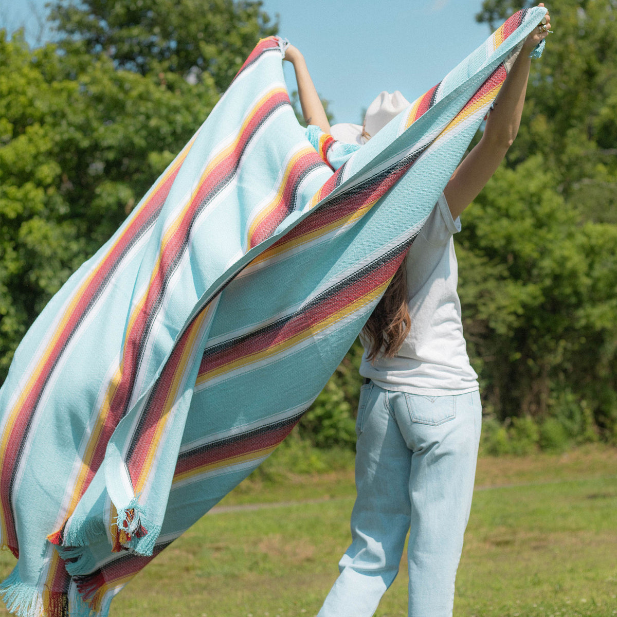 Baja Blanket - Redondo Teal