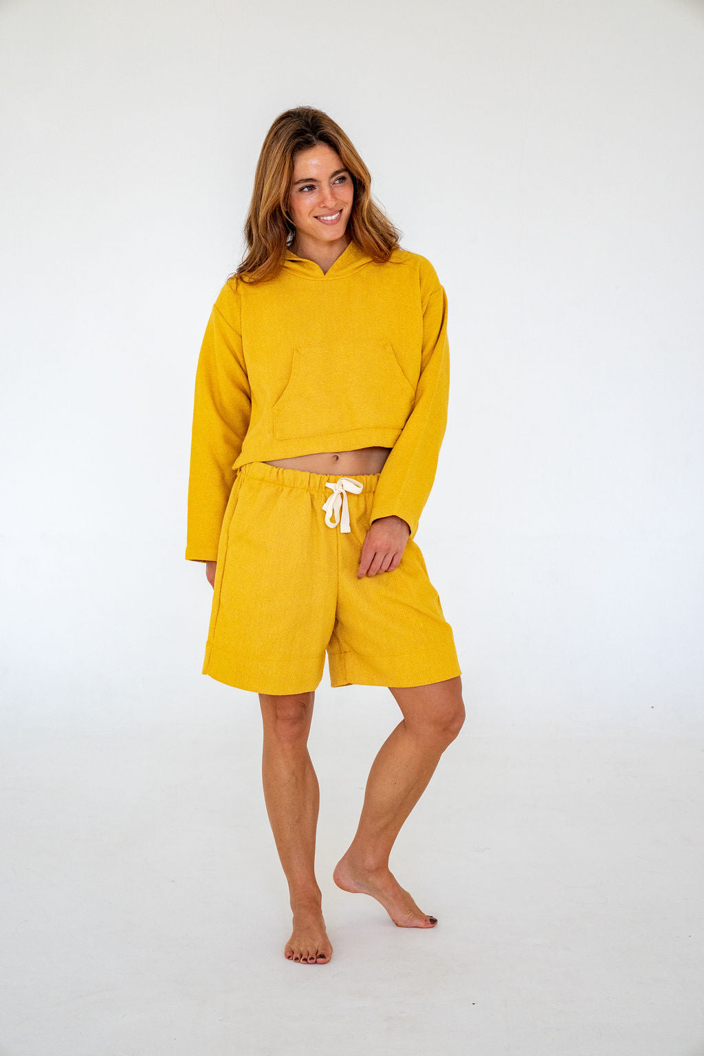 Baja Lounge Short - California Poppy