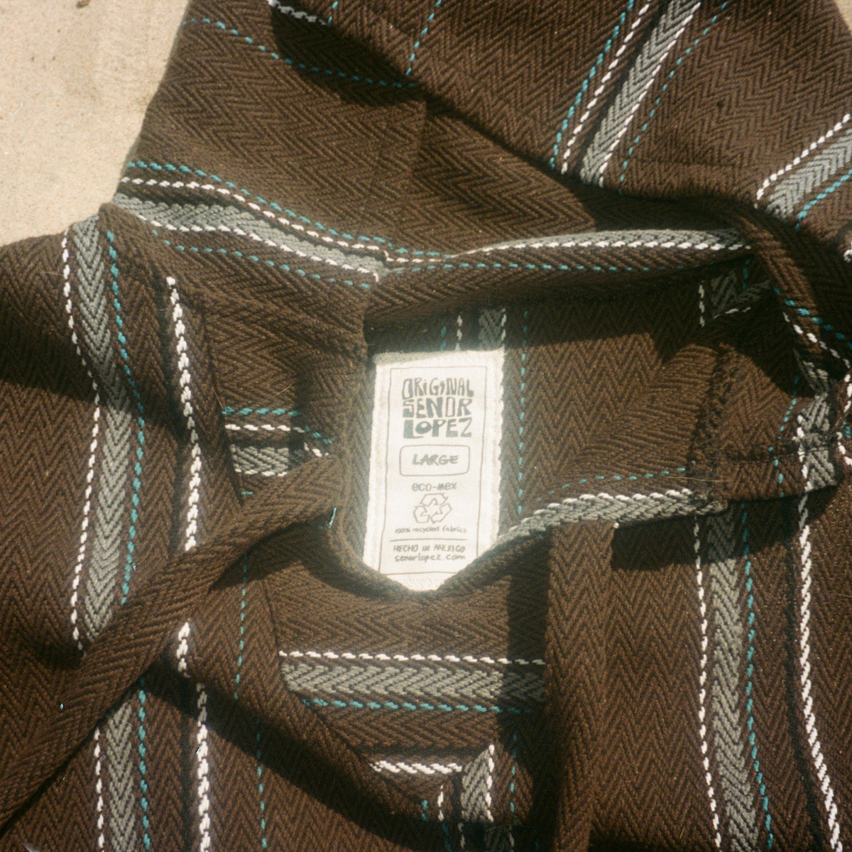 Baja Hoodie - Sarape Brown