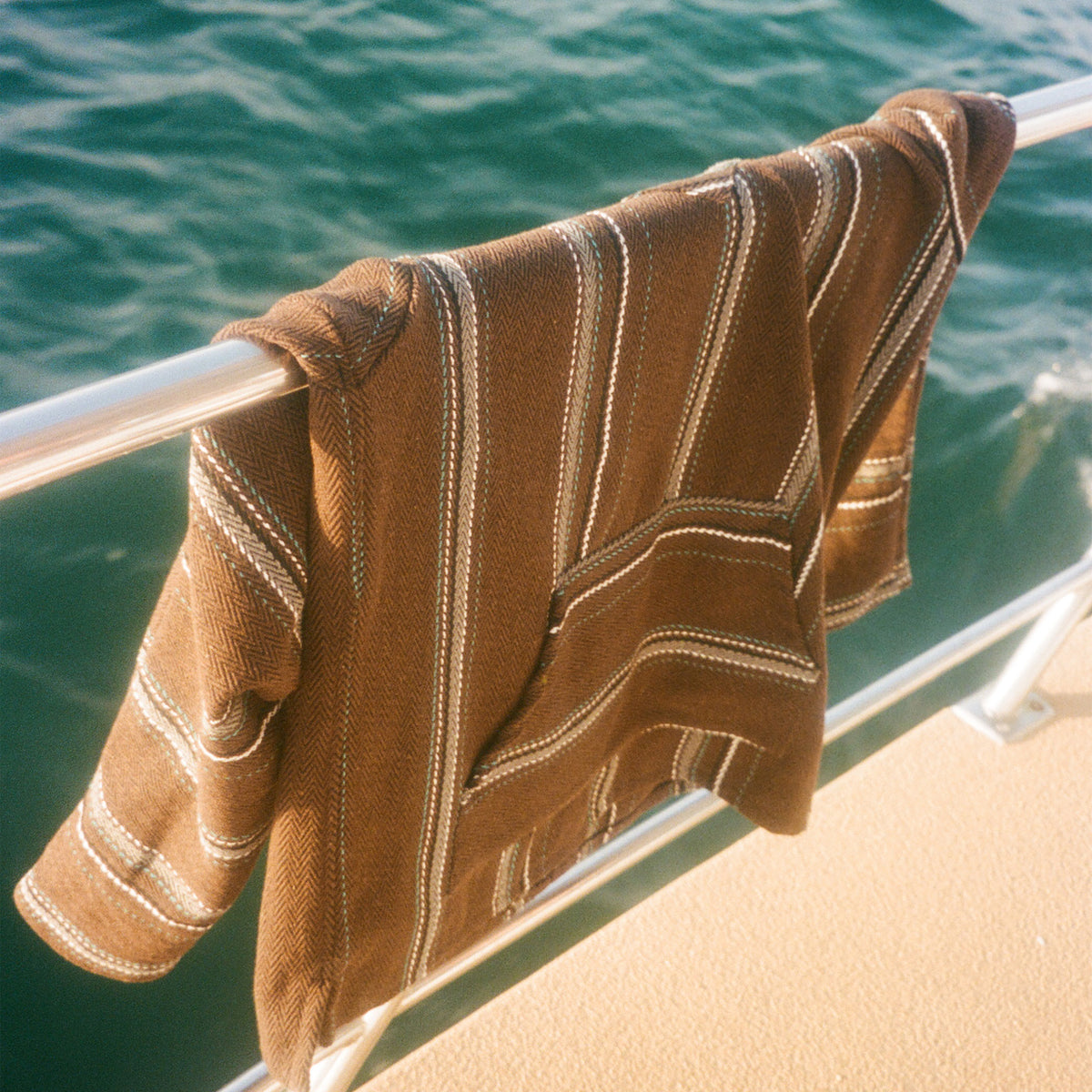 Baja Hoodie - Sarape Brown