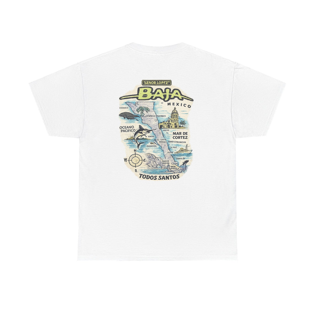 Señor Lopez OG Baja Map T-Shirt