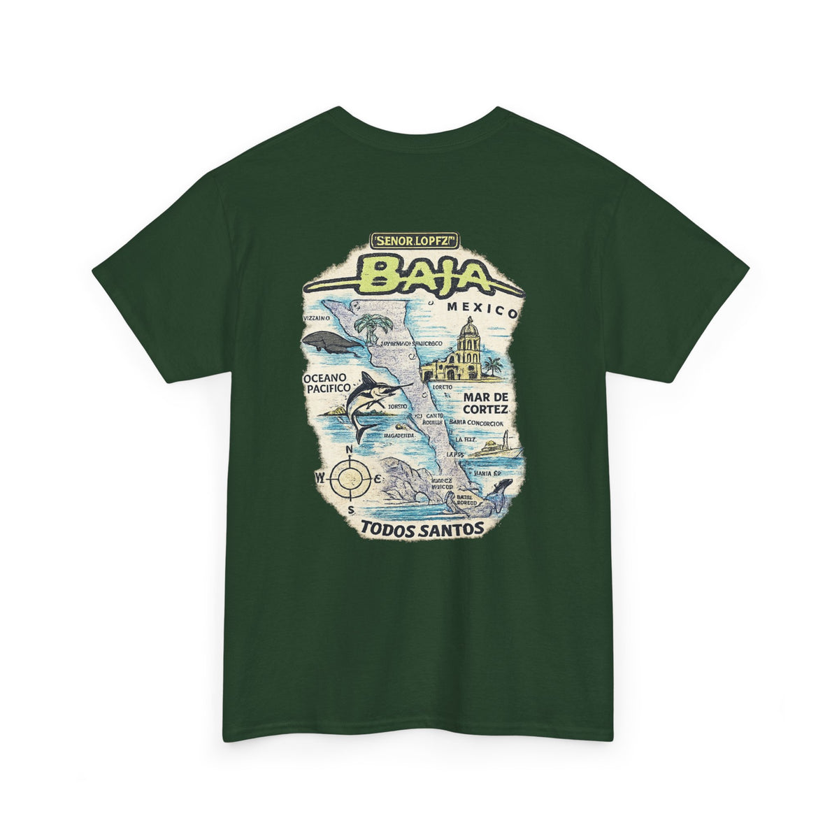 Señor Lopez OG Baja Map T-Shirt
