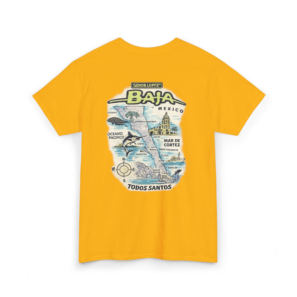 Señor Lopez OG Baja Map T-Shirt