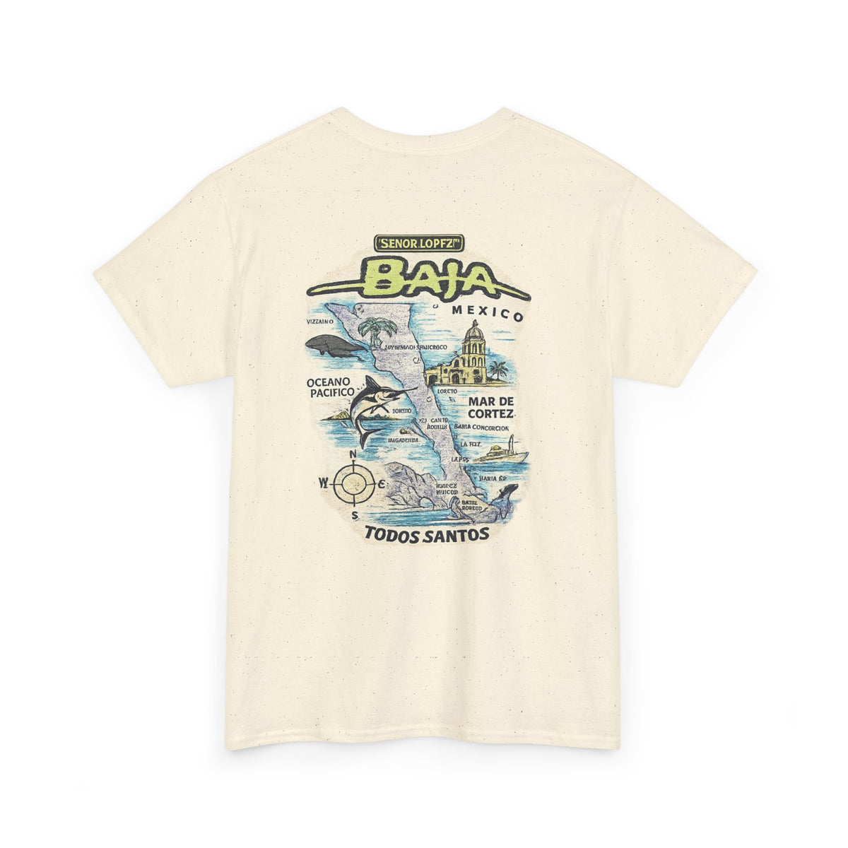 Señor Lopez OG Baja Map T-Shirt