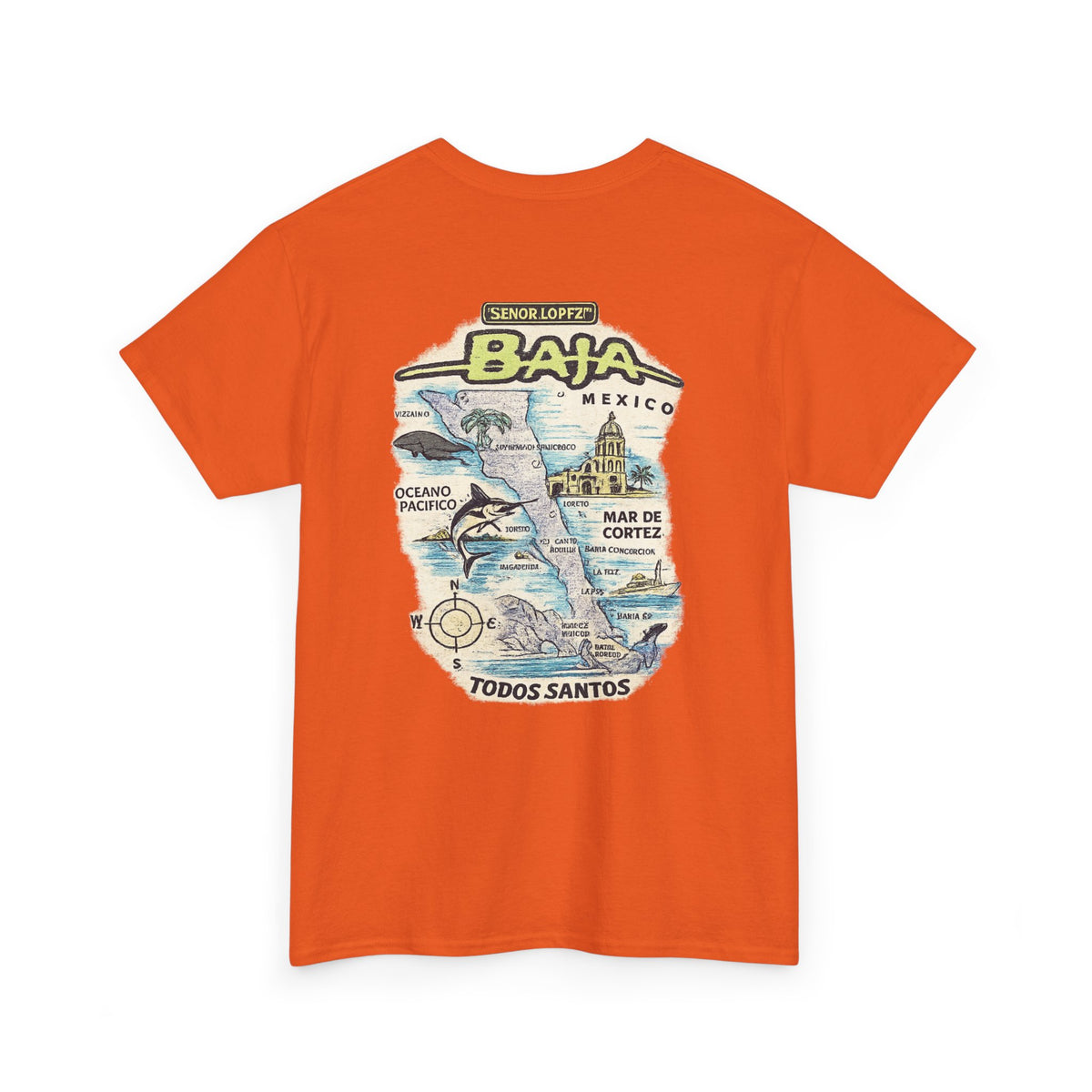 Señor Lopez OG Baja Map T-Shirt