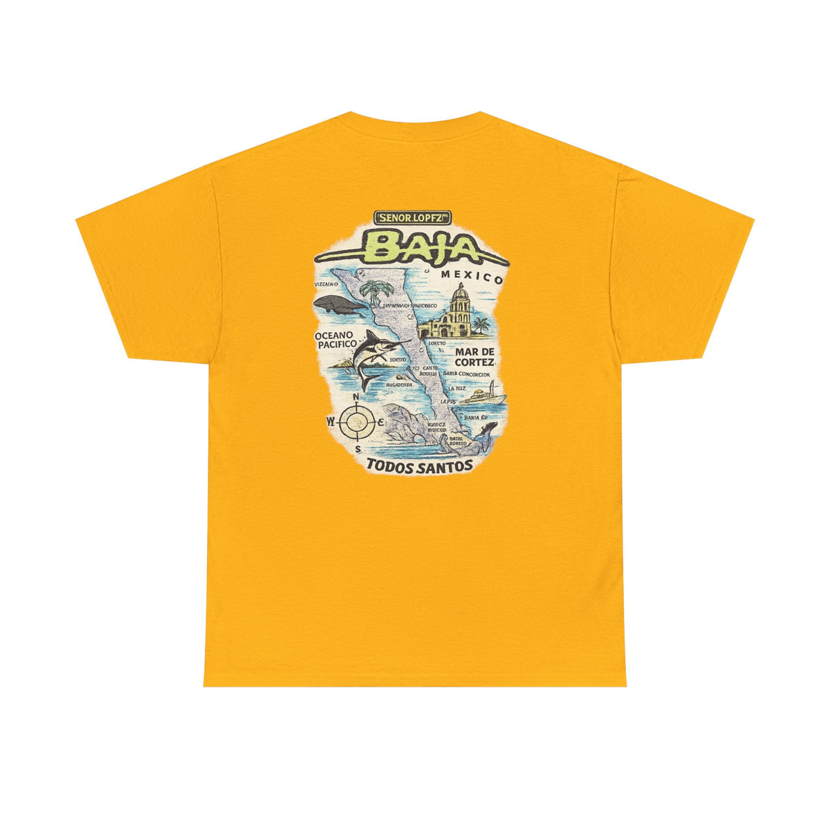 Señor Lopez OG Baja Map T-Shirt
