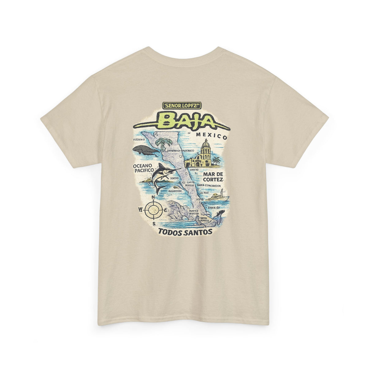 Señor Lopez OG Baja Map T-Shirt