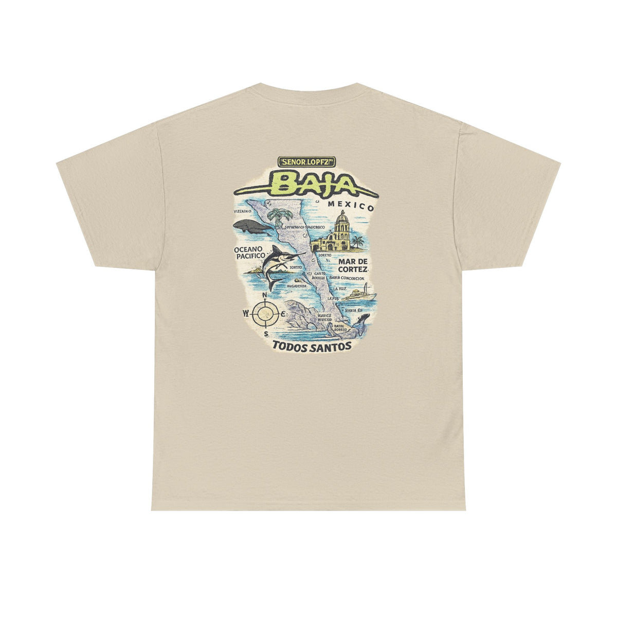 Señor Lopez OG Baja Map T-Shirt
