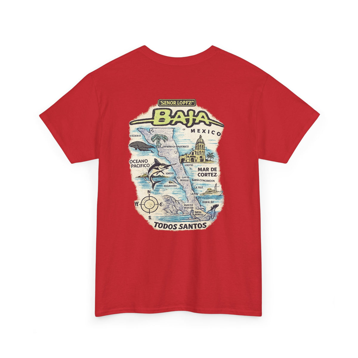 Señor Lopez OG Baja Map T-Shirt