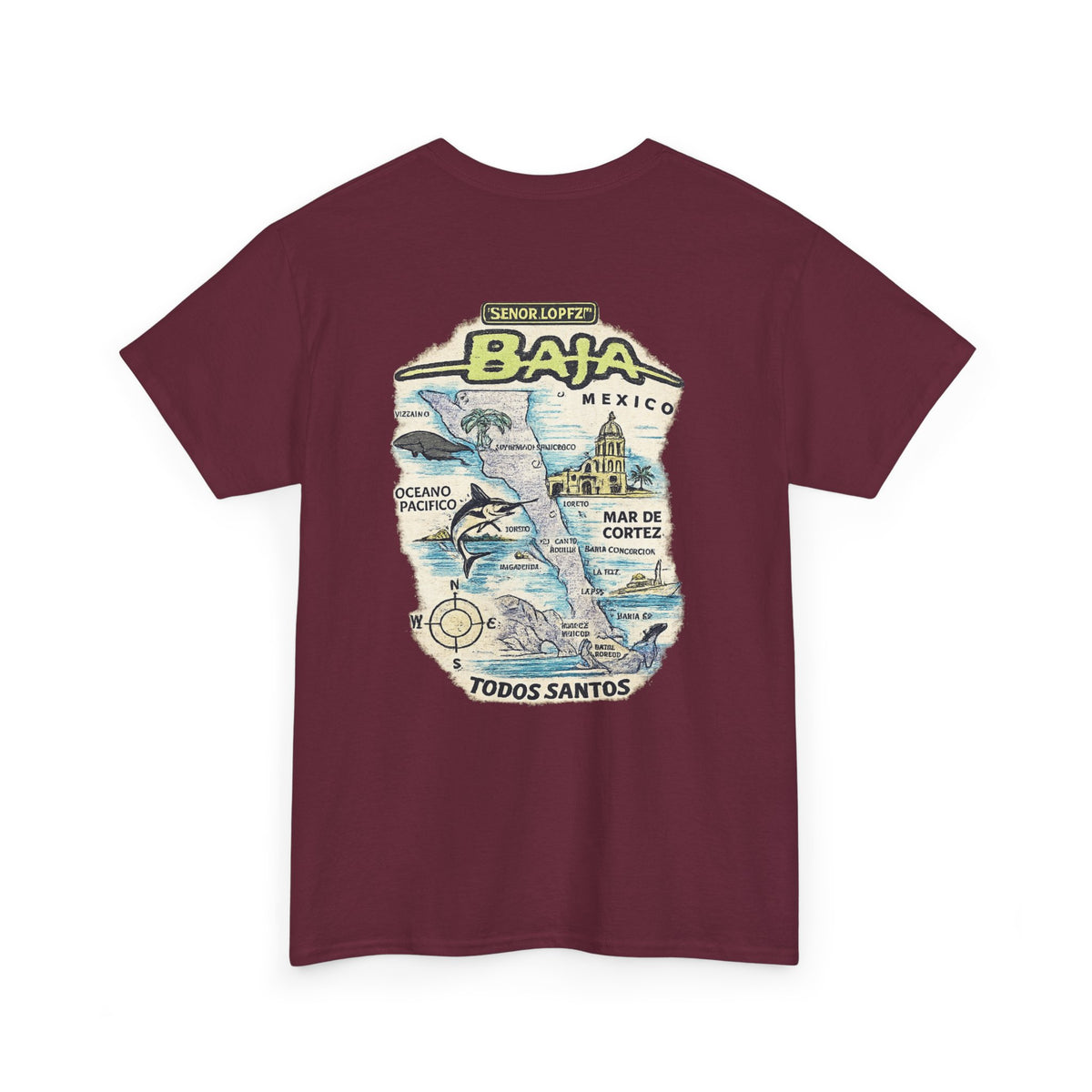 Señor Lopez OG Baja Map T-Shirt