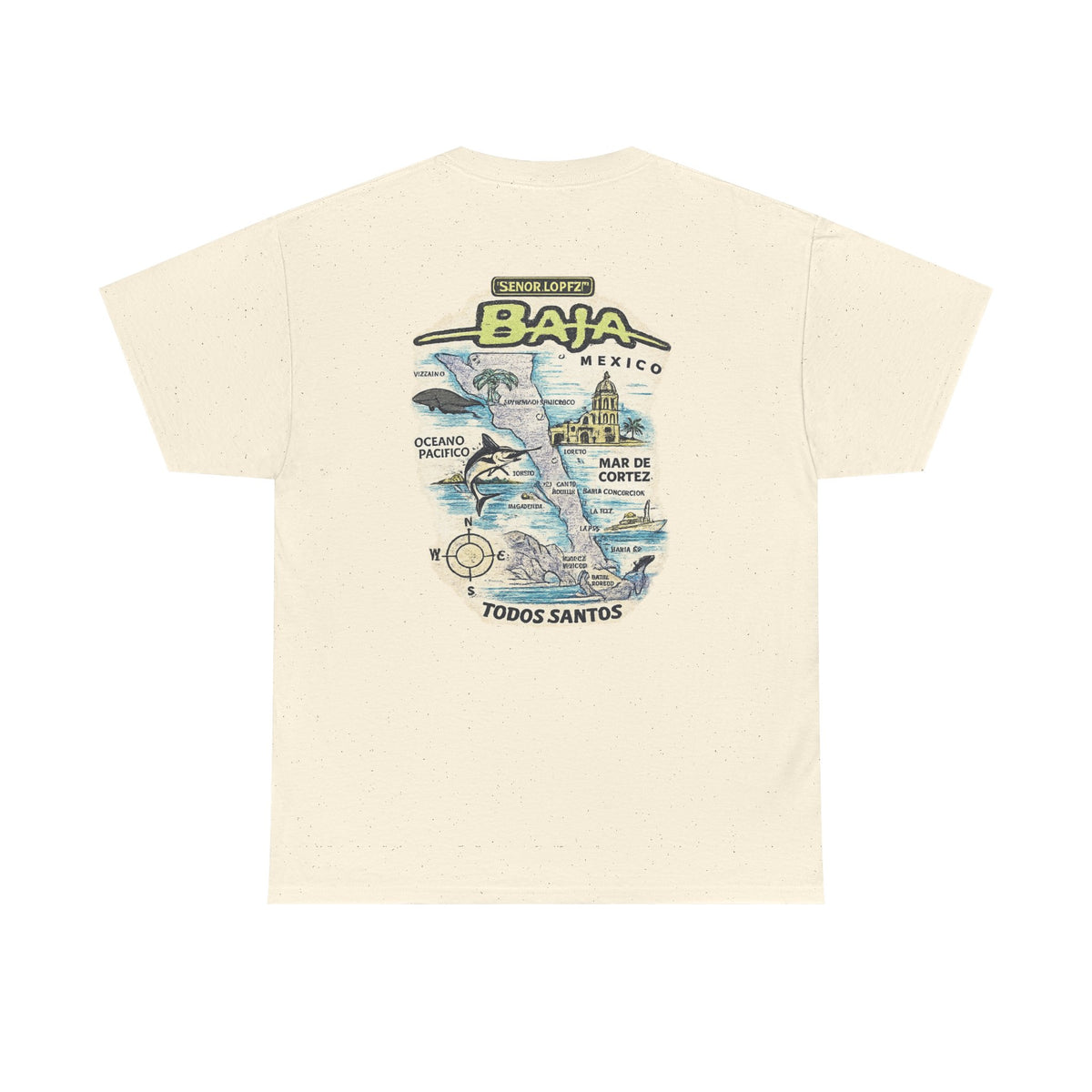 Señor Lopez OG Baja Map T-Shirt