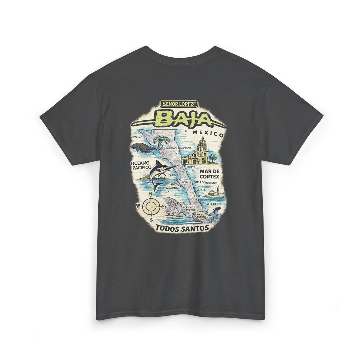 Señor Lopez OG Baja Map T-Shirt