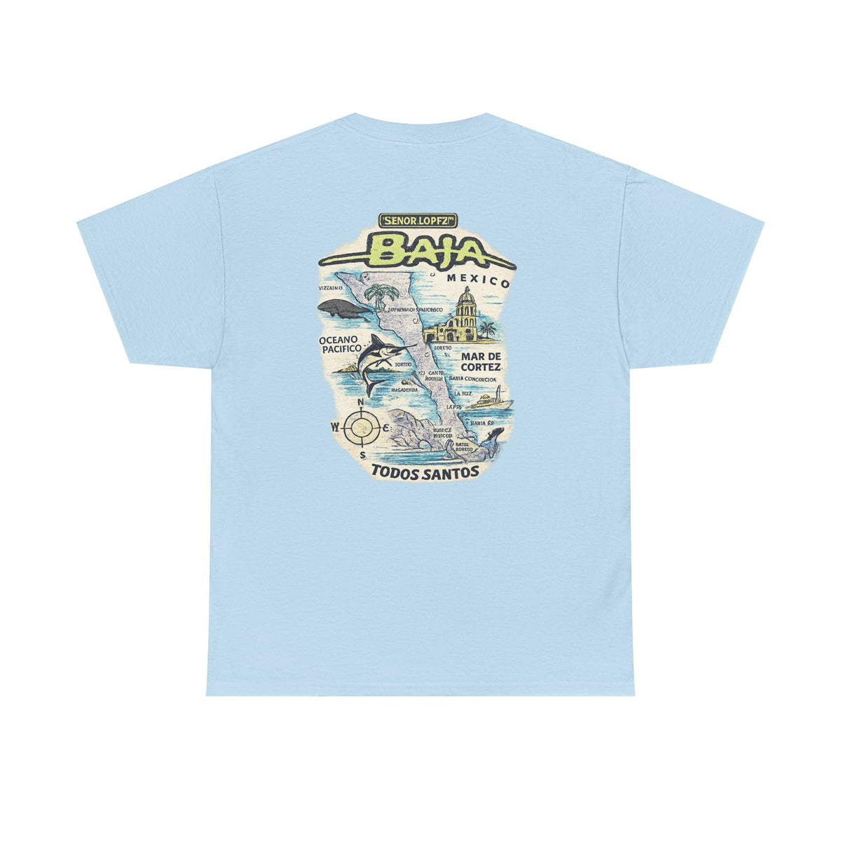 Señor Lopez OG Baja Map T-Shirt