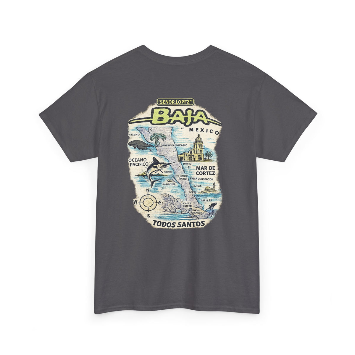 Señor Lopez OG Baja Map T-Shirt