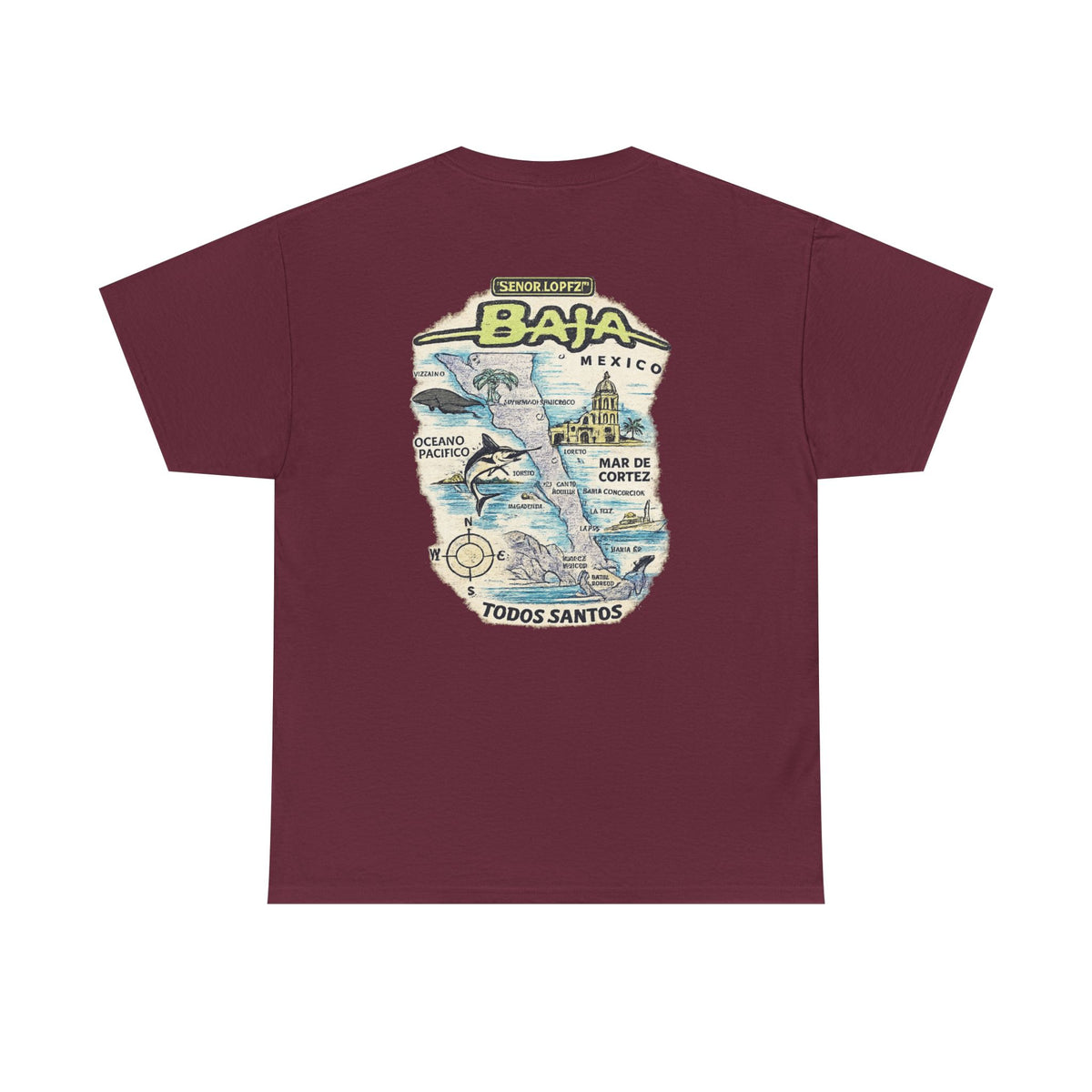 Señor Lopez OG Baja Map T-Shirt
