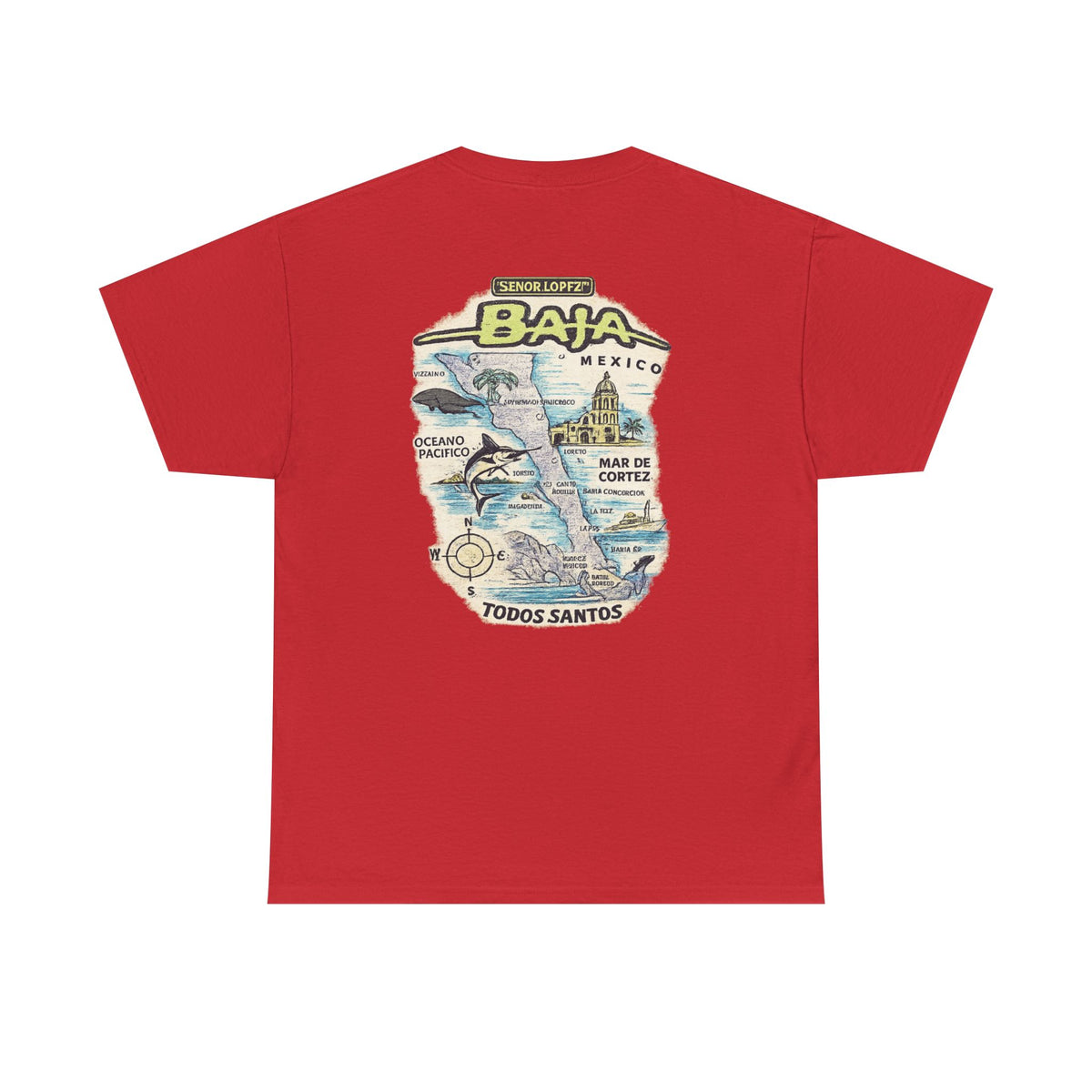 Señor Lopez OG Baja Map T-Shirt
