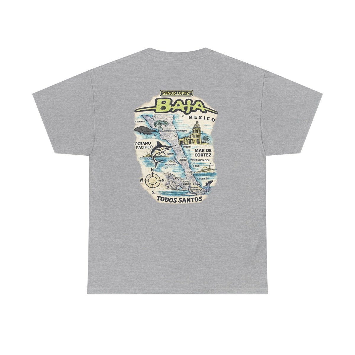 Señor Lopez OG Baja Map T-Shirt