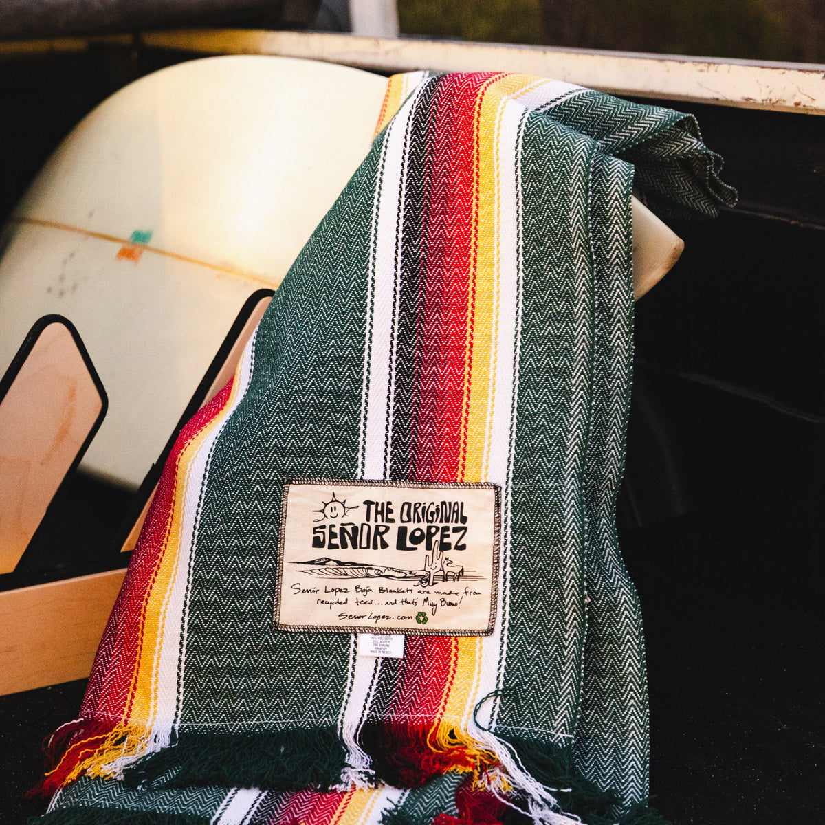 Baja Blanket - Redondo Green