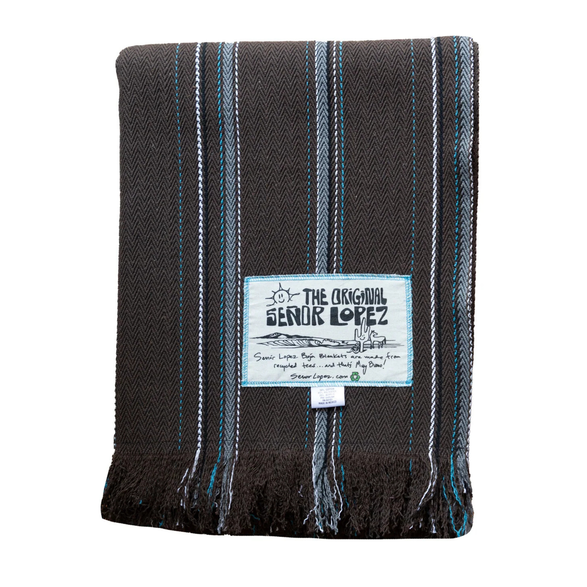 Baja Blanket - Sarape Brown