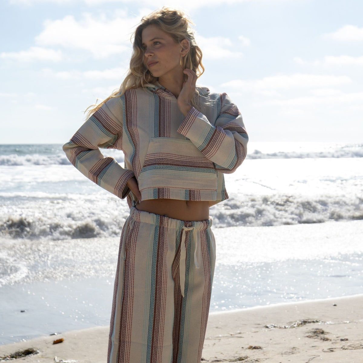 Baja Cropped Hoodie - Merida