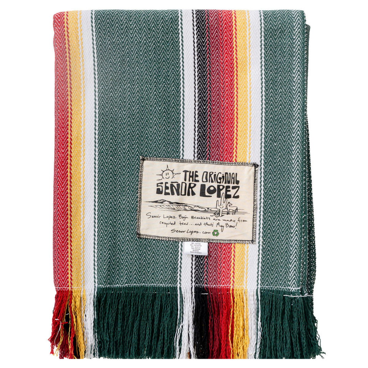 Baja Blanket - Redondo Green
