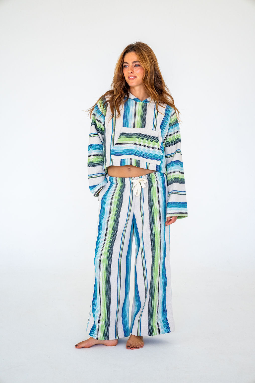 Baja Cropped Hoodie - San Carlos