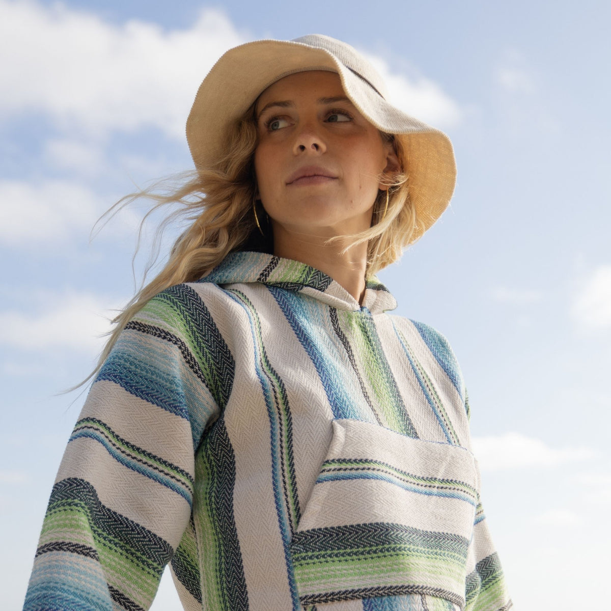 Baja Cropped Hoodie - San Carlos