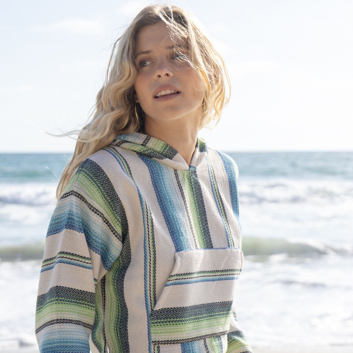 Baja Cropped Hoodie - San Carlos