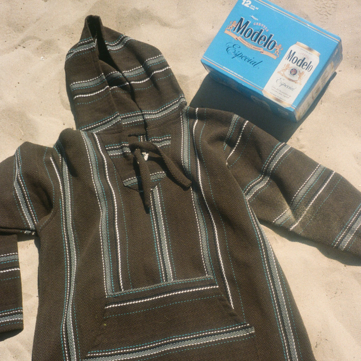 Baja Hoodie - Sarape Brown